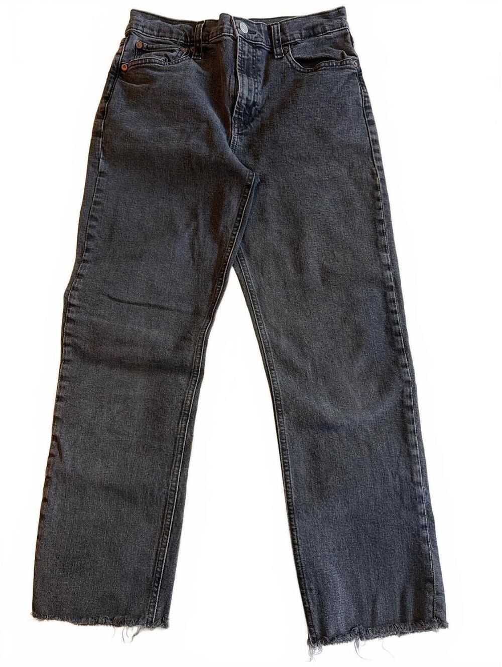 Gap Black Denim Straight Leg Jeans Women’s Classic Casual Pants